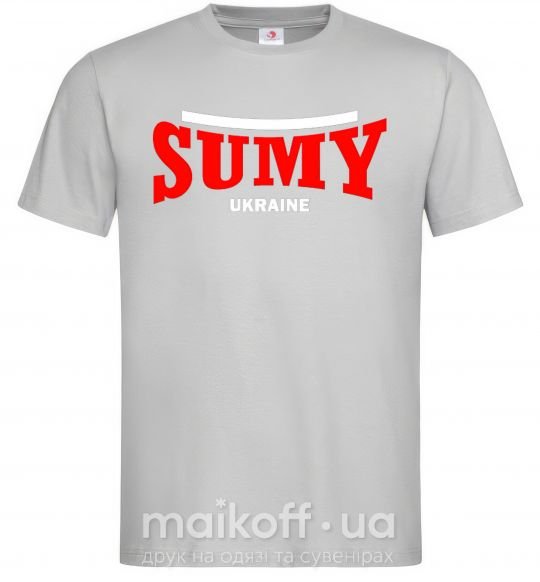 Чоловіча футболка Sumy Ukraine Сірий фото