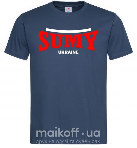 Мужская футболка Sumy Ukraine Темно-синий фото