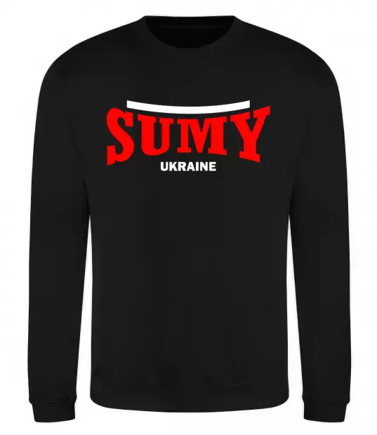 Свитшот Sumy Ukraine Черный фото