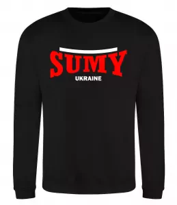 Свитшот Sumy Ukraine Черный фото