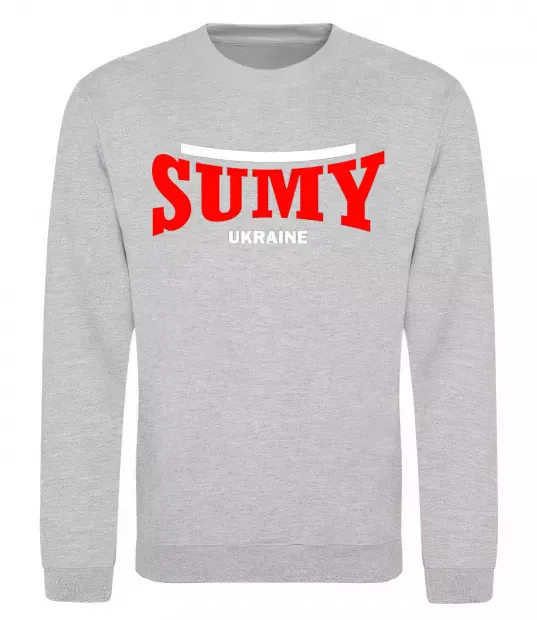 Свитшот Sumy Ukraine Серый меланж фото