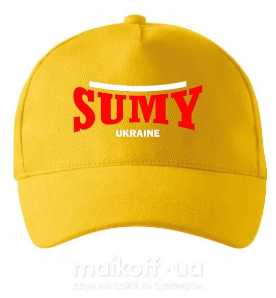 Кепка Sumy Ukraine Солнечно желтый фото