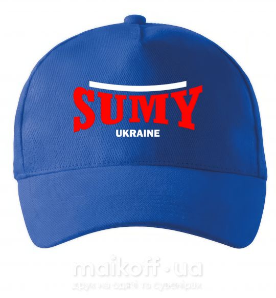 Кепка Sumy Ukraine Яскраво-синій фото