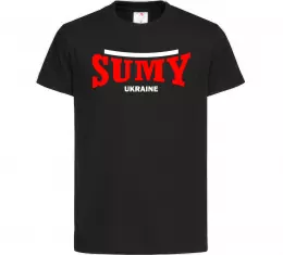 Детская футболка Sumy Ukraine Черный фото