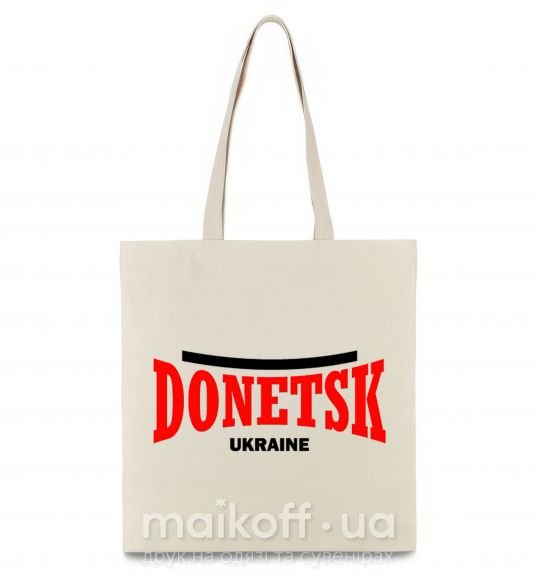 Эко-сумка Donetsk Ukraine Бежевый фото