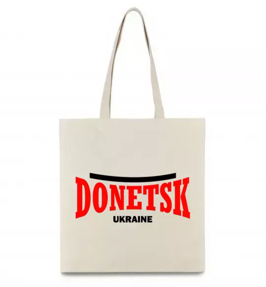 Еко-сумка Donetsk Ukraine Бежевий фото