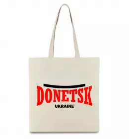 Эко-сумка Donetsk Ukraine Бежевый фото