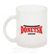 Чашка скляна Donetsk Ukraine Фроузен фото