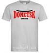 Мужская футболка Donetsk Ukraine Серый фото