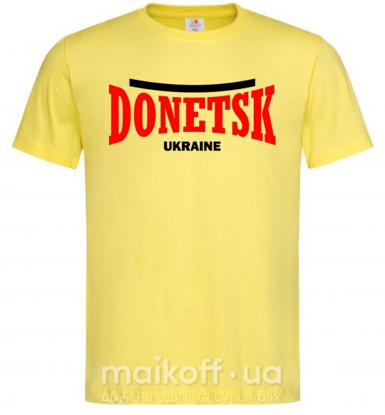 Мужская футболка Donetsk Ukraine Лимонный фото