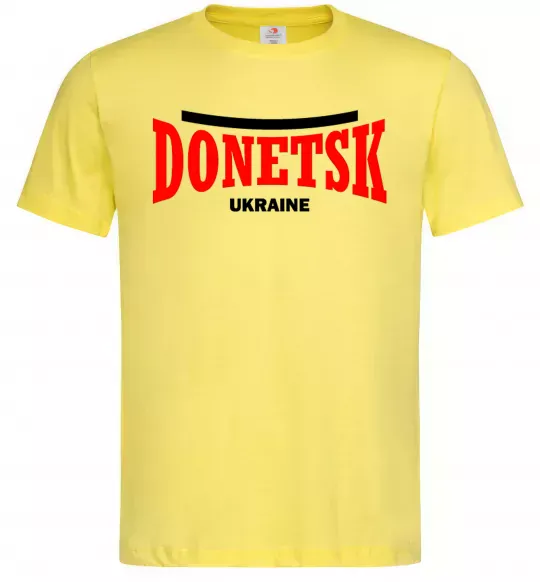 Чоловіча футболка Donetsk Ukraine Лимонний фото
