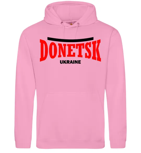 Чоловіча толстовка (худі) Donetsk Ukraine Рожевий фото