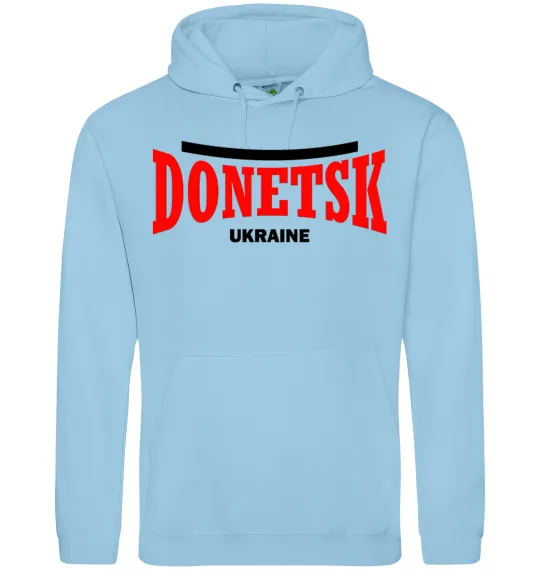 Жіноча толстовка (худі) Donetsk Ukraine Блакитний фото