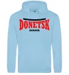 Жіноча толстовка (худі) Donetsk Ukraine Блакитний фото