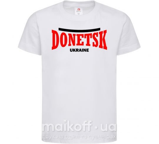 Детская футболка Donetsk Ukraine Белый фото