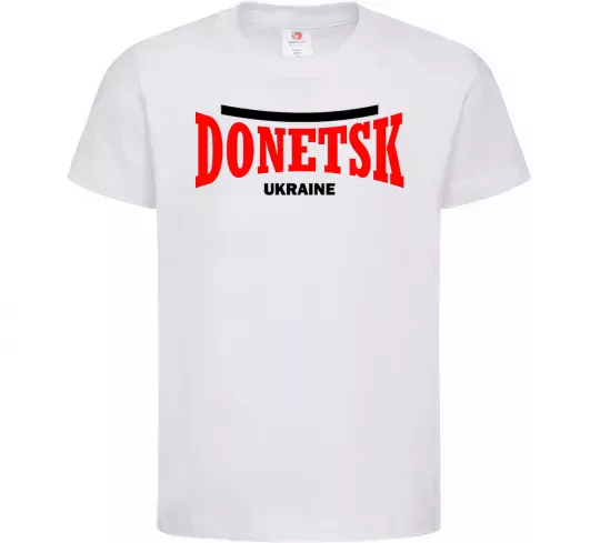 Детская футболка Donetsk Ukraine Белый фото