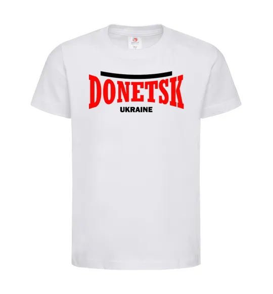 Детская футболка Donetsk Ukraine Белый фото