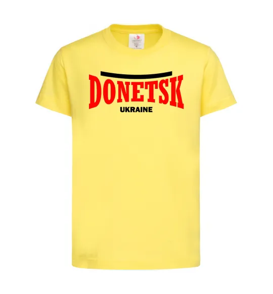 Детская футболка Donetsk Ukraine Лимонный фото