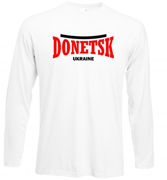 Лонгслів Donetsk Ukraine Білий фото