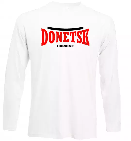 Лонгслив Donetsk Ukraine Белый фото