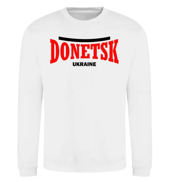 Свитшот Donetsk Ukraine Белый фото
