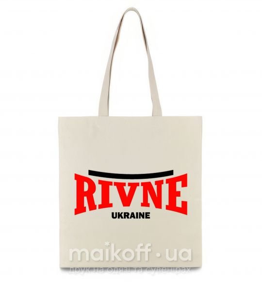 Еко-сумка Rivne Ukraine Бежевий фото