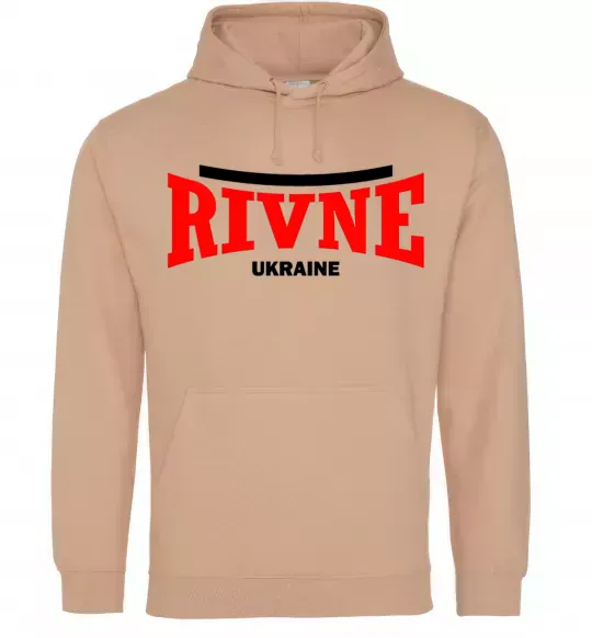 Чоловіча толстовка (худі) Rivne Ukraine Пісочний фото
