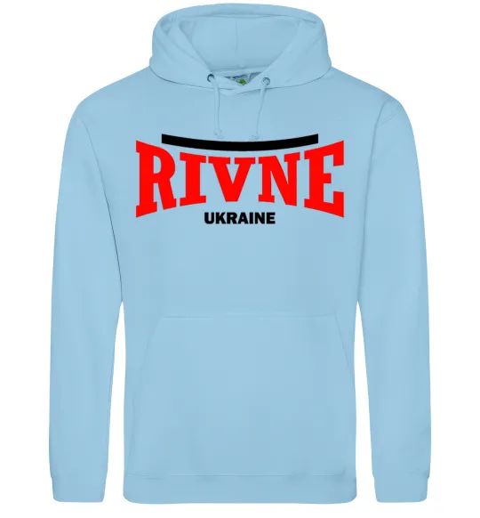 Чоловіча толстовка (худі) Rivne Ukraine Блакитний фото