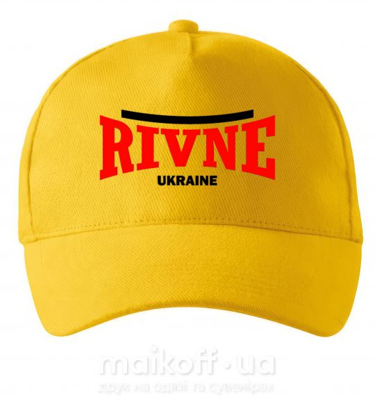 Кепка Rivne Ukraine Солнечно желтый фото