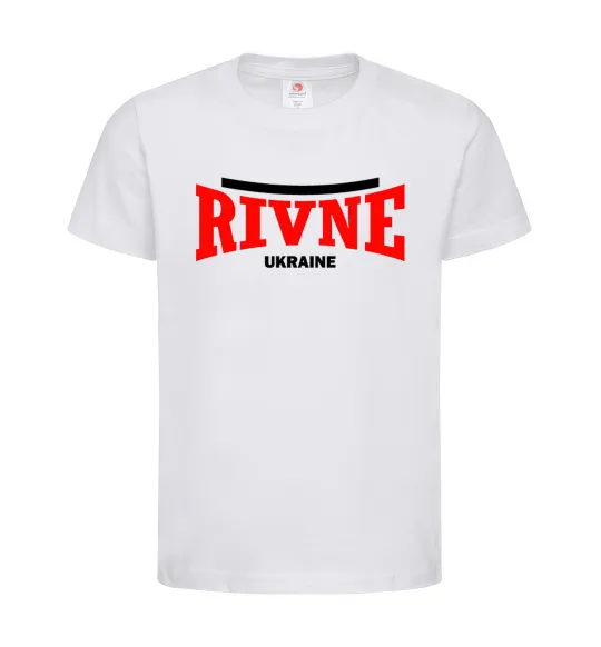 Дитяча футболка Rivne Ukraine Білий фото