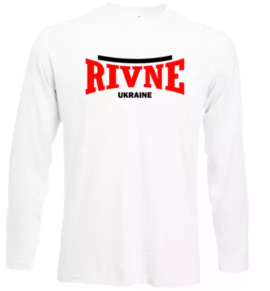 Лонгслив Rivne Ukraine Белый фото