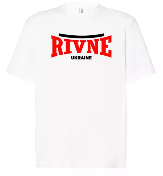 Футболка Оверсайз Rivne Ukraine Белый фото