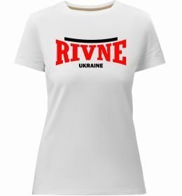 Женская премиум футболка Rivne Ukraine