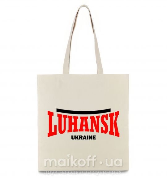 Еко-сумка Luhansk Ukraine Бежевий фото