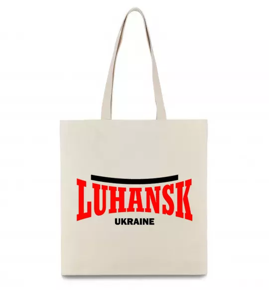 Еко-сумка Luhansk Ukraine Бежевий фото