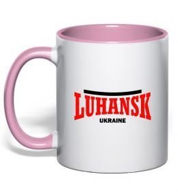 Чашка с цветной ручкой Luhansk Ukraine
