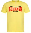 Чоловіча футболка Luhansk Ukraine Лимонний фото