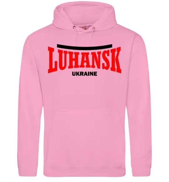 Чоловіча толстовка (худі) Luhansk Ukraine Рожевий фото