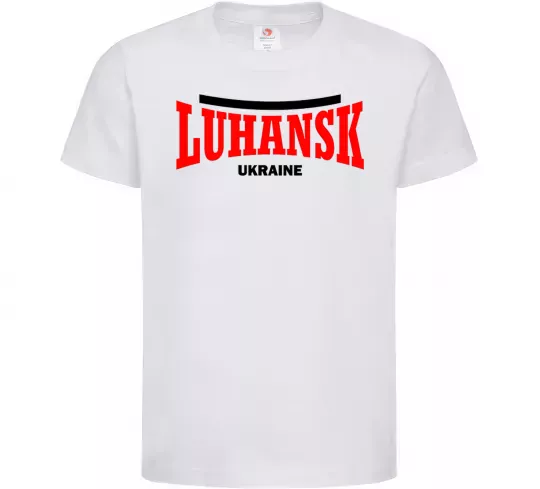 Детская футболка Luhansk Ukraine Белый фото