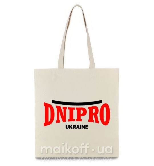 Еко-сумка Dnipro Ukraine Бежевий фото