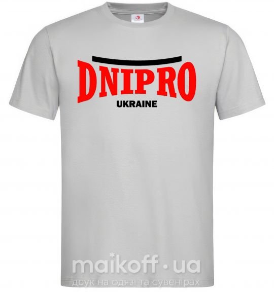 Мужская футболка Dnipro Ukraine Серый фото