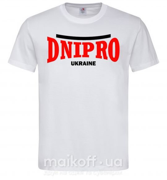 Чоловіча футболка Dnipro Ukraine Білий фото