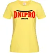 Женская футболка Dnipro Ukraine Лимонный фото