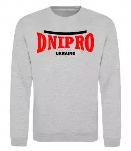 Свитшот Dnipro Ukraine Серый меланж фото