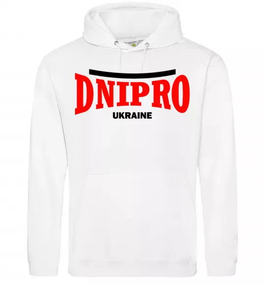 Жіноча толстовка (худі) Dnipro Ukraine Білий фото