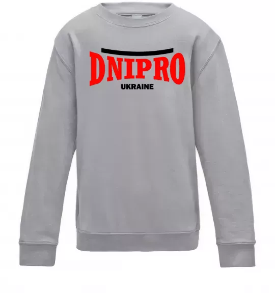 Дитячий світшот Dnipro Ukraine Сірий меланж фото