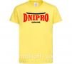 Дитяча футболка Dnipro Ukraine Лимонний фото