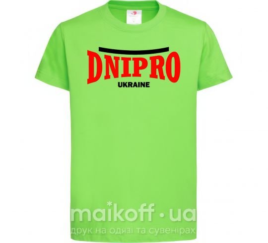 Детская футболка Dnipro Ukraine Лаймовый фото