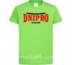 Дитяча футболка Dnipro Ukraine Лаймовий фото