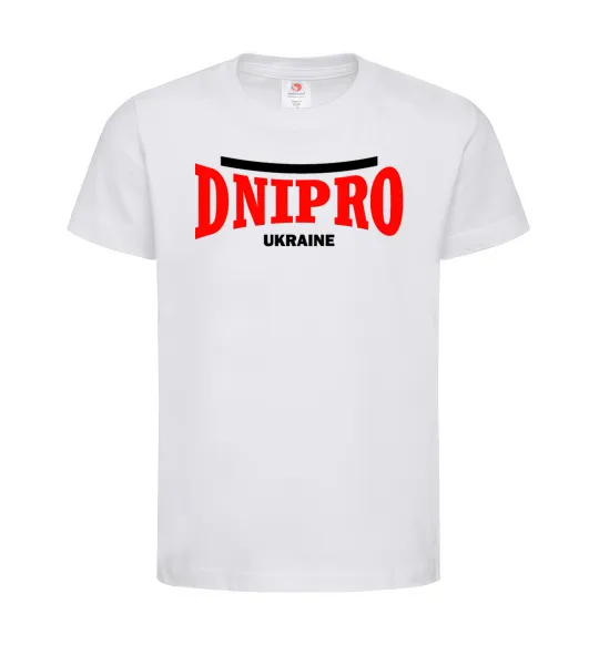 Детская футболка Dnipro Ukraine Белый фото